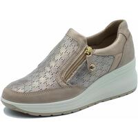 Schuhe Damen Sneaker Enval 5760622 Capra Perlato Nuvolato Beige
