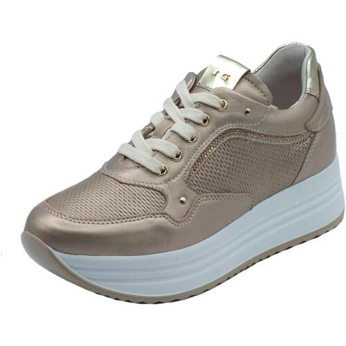 Schuhe Damen Sneaker NeroGiardini E409814D Etoile Rosa