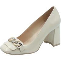 Schuhe Damen Pumps NeroGiardini E409491D Vernice Weiss