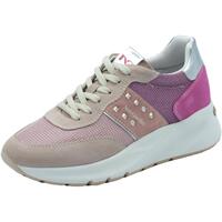Schuhe Damen Sneaker NeroGiardini E409852D Velour Rosa