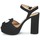 Schuhe Damen Sandalen / Sandaletten Moschino Cheap & CHIC CA1617 Schwarz