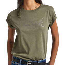 Kleidung Damen T-Shirts & Poloshirts Pepe jeans PL505767 Grün