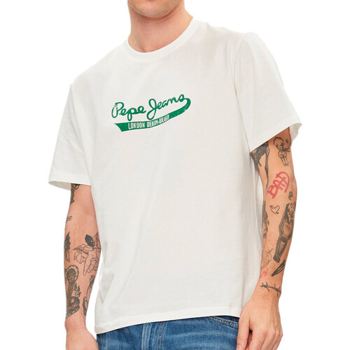 Kleidung Herren T-Shirts Pepe jeans PM509390 Weiss