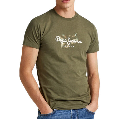 Kleidung Herren T-Shirts Pepe jeans PM509208 Grün
