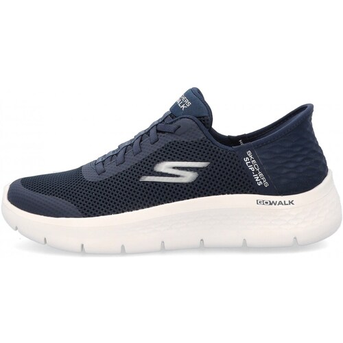Schuhe Damen Sneaker Low Skechers 124836 Blau