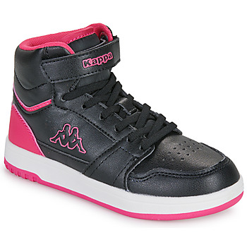 Schuhe Mädchen Sneaker High Kappa LOGO RERNAL MD EV KID Schwarz / Rosa