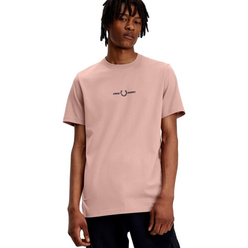 Kleidung Herren T-Shirts Fred Perry CAMISETA HOMBRE FRED PERY M4580 Rosa