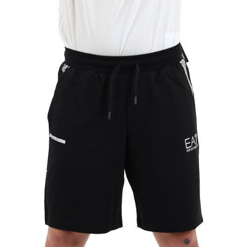 Kleidung Herren Shorts / Bermudas Emporio Armani EA7 3DPS66-PJIZ Schwarz