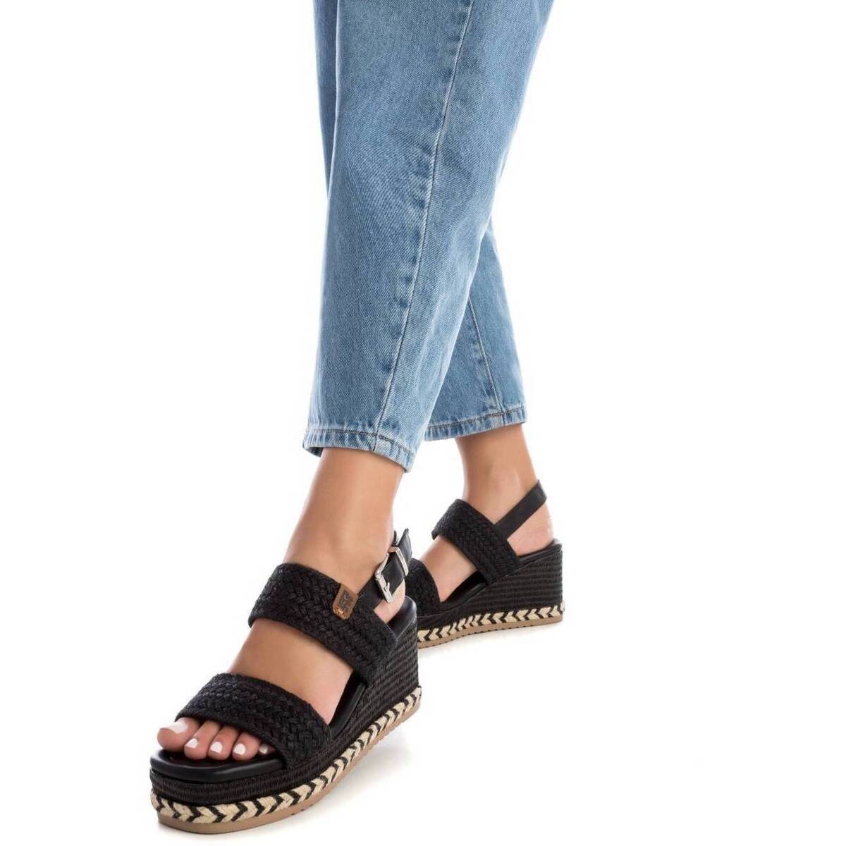 Schuhe Damen Sandalen / Sandaletten Refresh 17173203 Schwarz