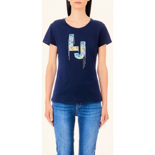 Kleidung Damen T-Shirts & Poloshirts Liu Jo MA4066 J5904-N9339 Blau