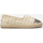 Schuhe Damen Leinen-Pantoletten mit gefloch La Modeuse 70355_P164401 Beige