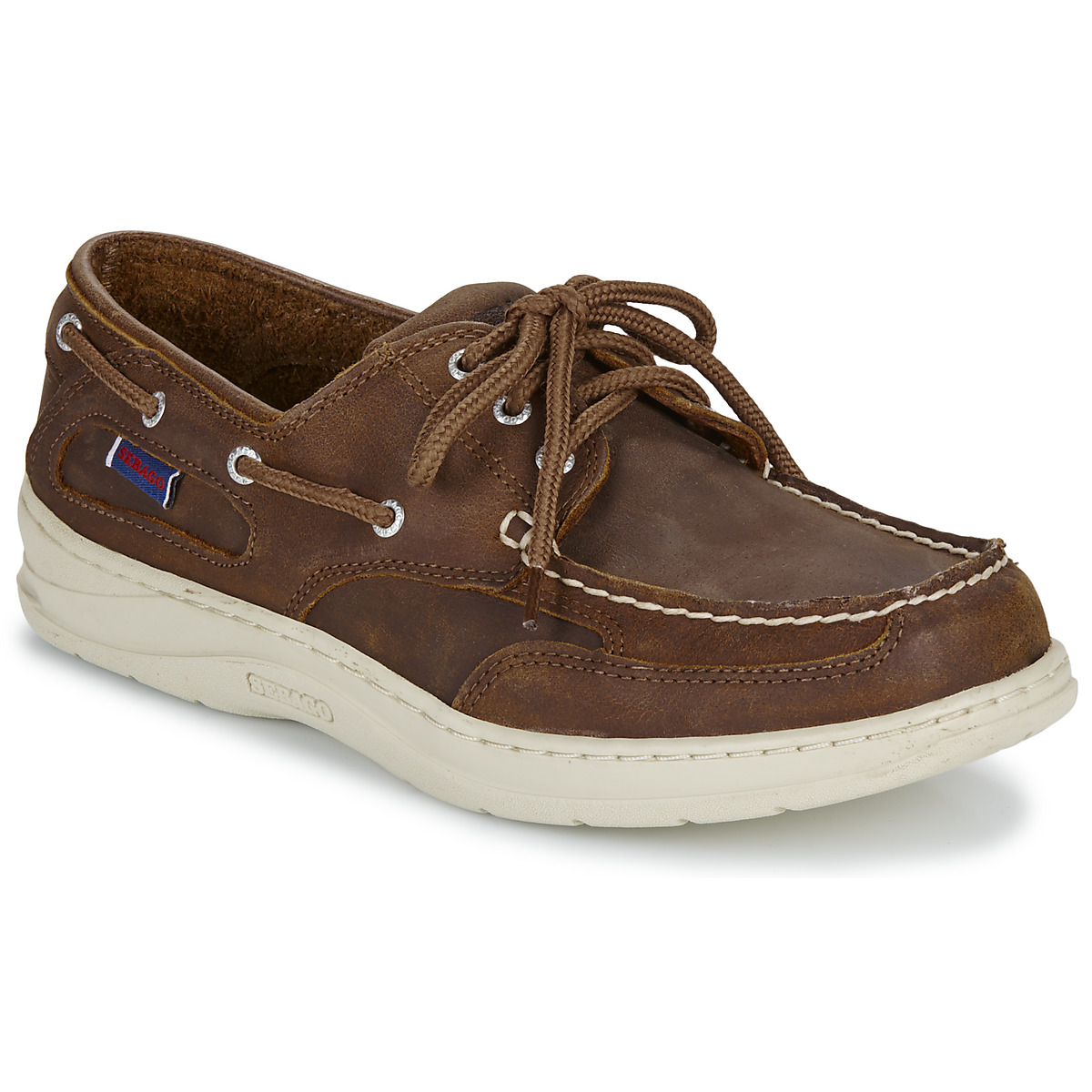 Schuhe Herren Bootsschuhe Sebago CLOVEHITCH CHARLESTOWN Braun