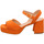 Schuhe Damen Sandalen / Sandaletten Unisa Sandaletten Ney NEY_24_KS CLEMENTINE Orange