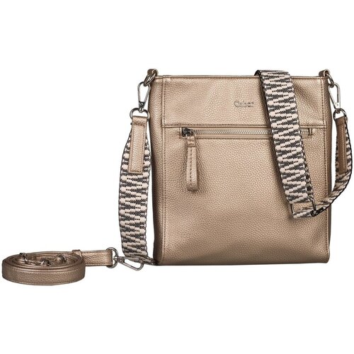 Taschen Damen Handtasche Gabor Mode Accessoires Silena, Cross bag S, metallic 010604 Gold