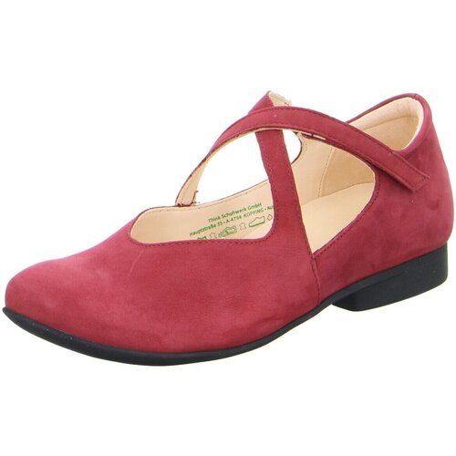 Schuhe Damen Slipper Think Slipper Guad 2 Ballerina cherry 3-000564-5050 Rot