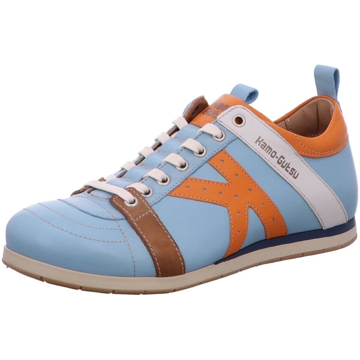 Schuhe Herren Derby-Schuhe & Richelieu Kamo-Gutsu Schnuerschuhe Tifo 042 Tifo 042 Arancio Cielo Blau