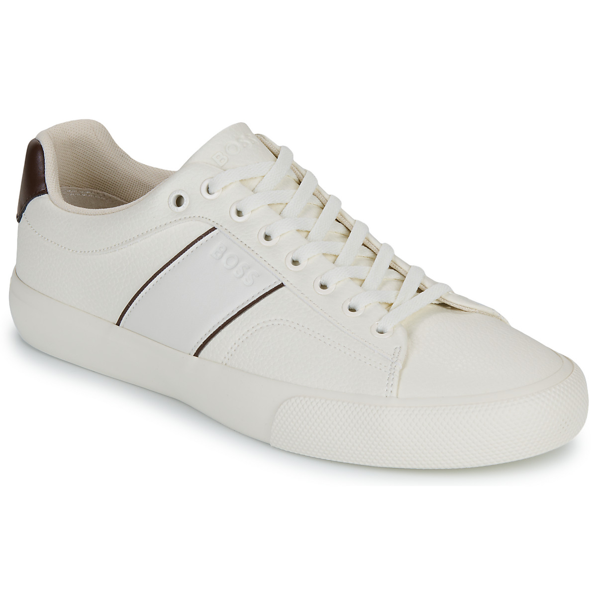 Schuhe Herren Sneaker Low BOSS Aiden_Tenn_grltp Weiss