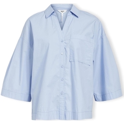 Kleidung Damen Tops / Blusen Object Demi Shirt 3/4 - Brunnera Blue Blau