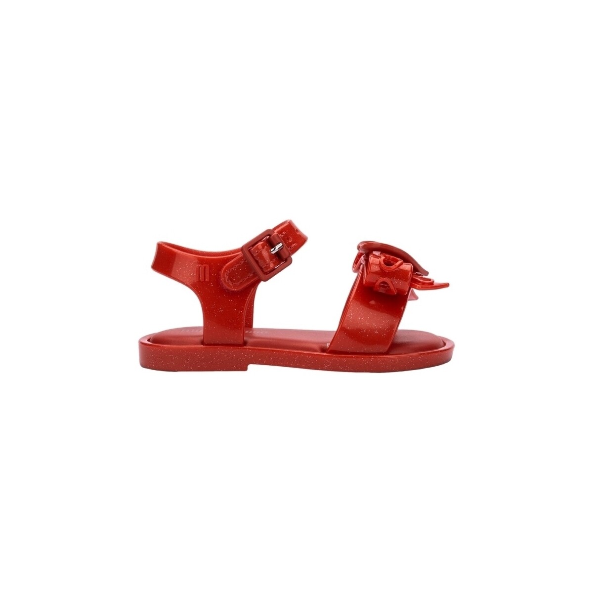 Schuhe Kinder Sandalen / Sandaletten Melissa MINI  Mar Baby Sandal Hot - Glitter Red Grün