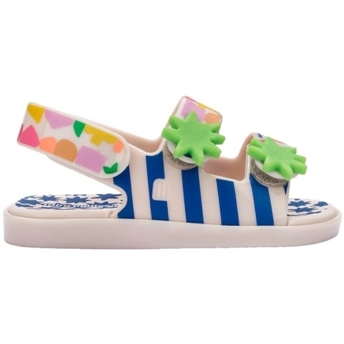 Schuhe Kinder Sandalen / Sandaletten Melissa MINI  Estrelar + Fábula B Baby Sandals - Beige/Blue Multicolor