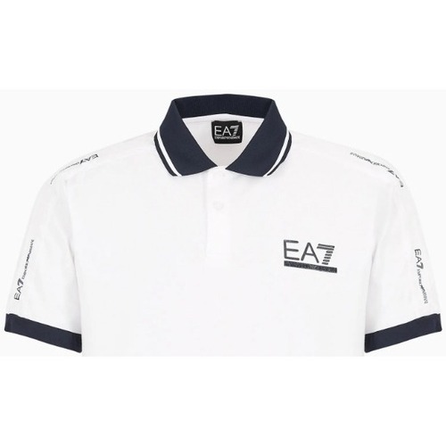Kleidung Herren T-Shirts & Poloshirts Emporio Armani EA7 3DPF20PJ03Z Weiss