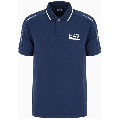 Kleidung Herren T-Shirts & Poloshirts Emporio Armani EA7 3DPF20PJ03Z Blau