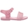 Schuhe Kinder Sandalen / Sandaletten Melissa MINI  Mar Wave Baby Sandals - Pink/Glitter Pink Rosa