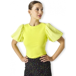 Kleidung Damen Tops / Blusen Minueto Top Floor - Yellow Gelb