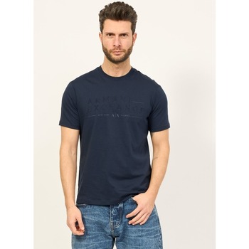 Kleidung Herren T-Shirts & Poloshirts EAX 3DZTJCZJBYZ Blau