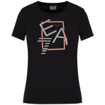 Kleidung Damen T-Shirts Emporio Armani EA7 3DTT32-TJFKZ Schwarz