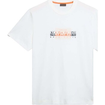 Kleidung Herren T-Shirts & Poloshirts Napapijri S-Smallwood Weiss