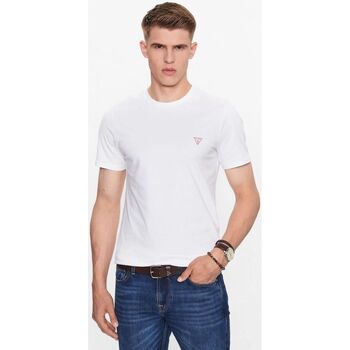 Kleidung Herren T-Shirts & Poloshirts Guess M2YI36 I3Z14 CORE TEE-G011 PURE WHITE Weiss