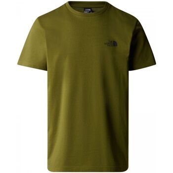 The North Face  T-Shirts & Poloshirts NF0A87NG M SS SIMPLE DOME-PIB FORREST GREEN