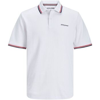Kleidung Herren T-Shirts & Poloshirts Jack & Jones 12250736 CAMPA-WHITE Weiss