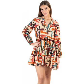 Kleidung Damen Kurze Kleider Isla Bonita By Sigris Kurzes Kleid Orange