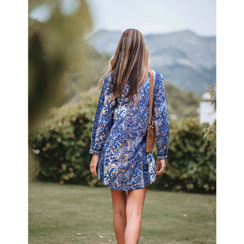 Isla Bonita By Sigris Kurzes Kleid Blau