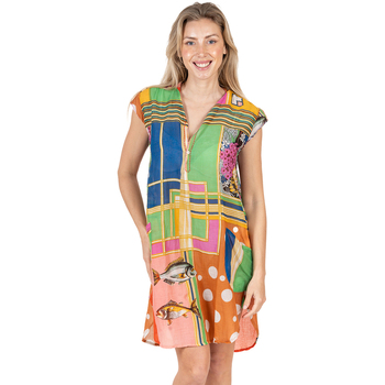 Isla Bonita By Sigris Kleid Multicolor