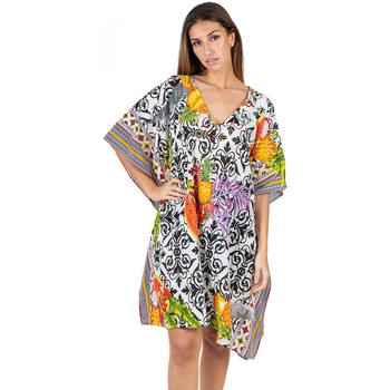 Kleidung Damen Kleider Isla Bonita By Sigris Kaftan Multicolor