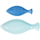 Home Schlüsselablage Signes Grimalt 2He Fischformplatte Blau