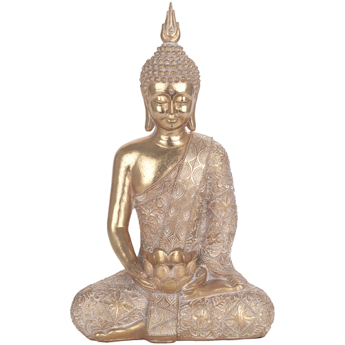 Home Statuetten und Figuren Signes Grimalt Buddha -Figur Meditieren Gold