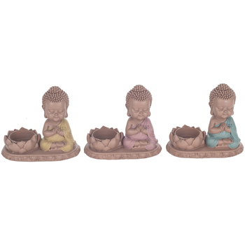 Home Statuetten und Figuren Signes Grimalt Buddha Portavelas 3 Uni Braun