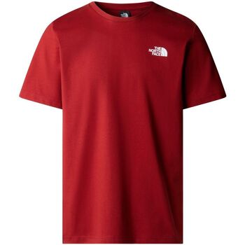 The North Face  T-Shirts & Poloshirts NF0A87NP M SS BOX NSE TEE-POJ IRON RED