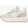 Schuhe Damen Sneaker W6yz DEVA 2017405-16 1N30-WHITE/BEIGE/PLATINUM Weiss