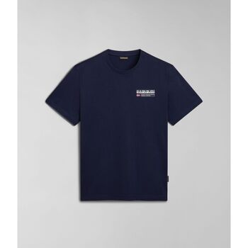 Kleidung Herren T-Shirts & Poloshirts Napapijri S-KASBA NP0A4HQQ-176 BLU MARINE Blau
