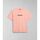 Kleidung Herren T-Shirts & Poloshirts Napapijri S-BOX SS4 NP0A4H8S-P1I PINK SALMON Violett