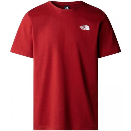 Kleidung Herren T-Shirts & Poloshirts The North Face NF0A87NP M SS BOX NSE TEE-POJ IRON RED Rot