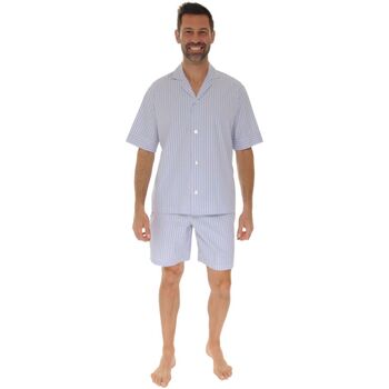 Kleidung Herren Pyjamas/ Nachthemden Pilus FARELL Blau