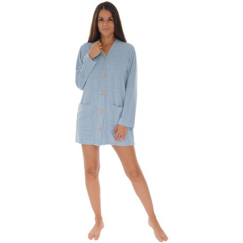 Kleidung Damen Pyjamas/ Nachthemden Pilus ELINE Blau