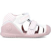Schuhe Kinder Sandalen / Sandaletten Biomecanics SANDALE 242107 STERNE Weiss