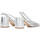 Schuhe Damen Sandalen / Sandaletten Pon´s Quintana Sandale mit Absatz  Osaka silbernes Leder Other